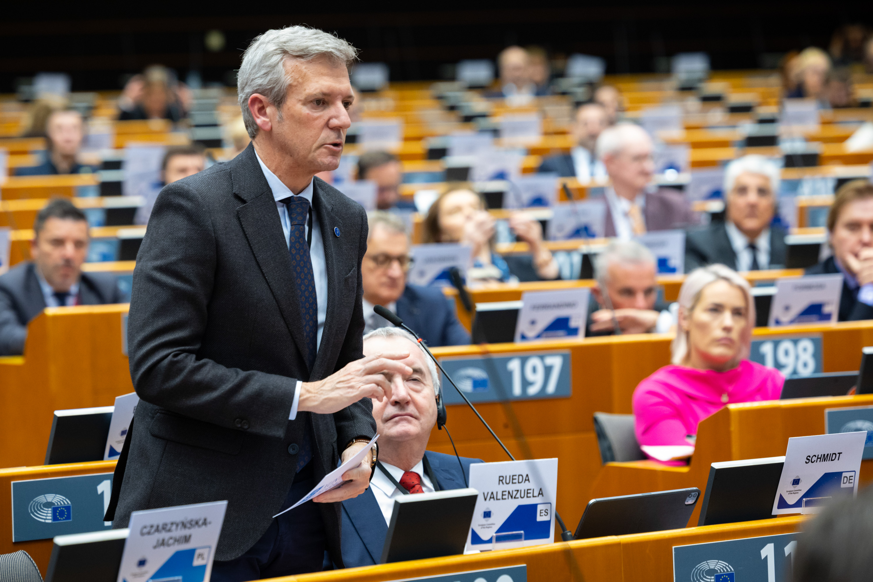 Imaxe asociada a Rueda defende en Bruxelas un novo marco financeiro descentralizado, que protexa o papel das rexións e manteña unha política de cohesión forte