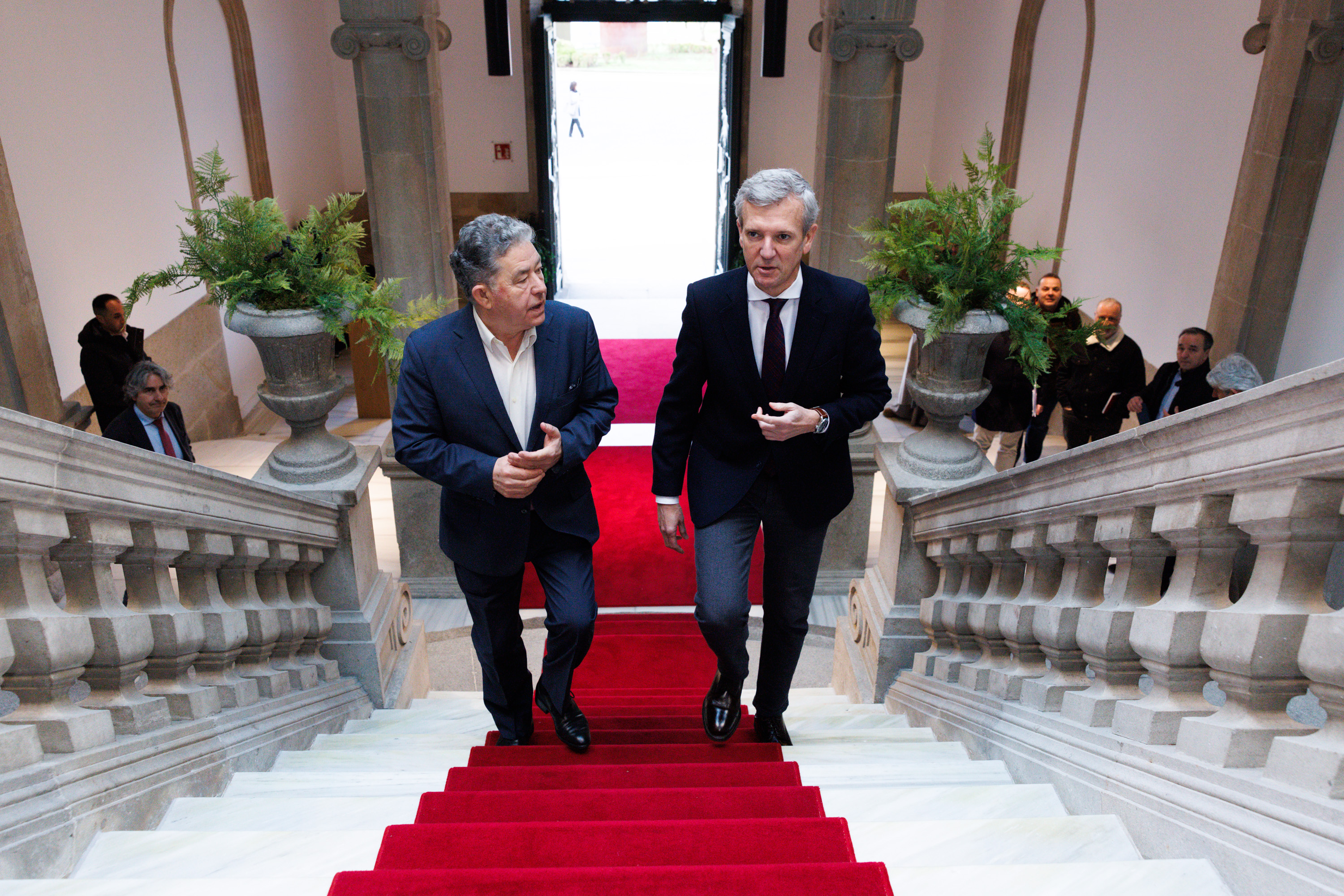 Imaxe asociada a Rueda anuncia que a Xunta investirá 2 M€ no novo pavillón de Monte Porreiro e que colaborará con 1 M€ no financiamento de actuacións de saneamento