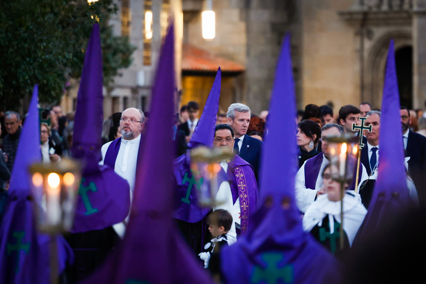 Imaxe asociada a Rueda participa na procesión dos Pasos do Xoves Santo, en Pontevedra