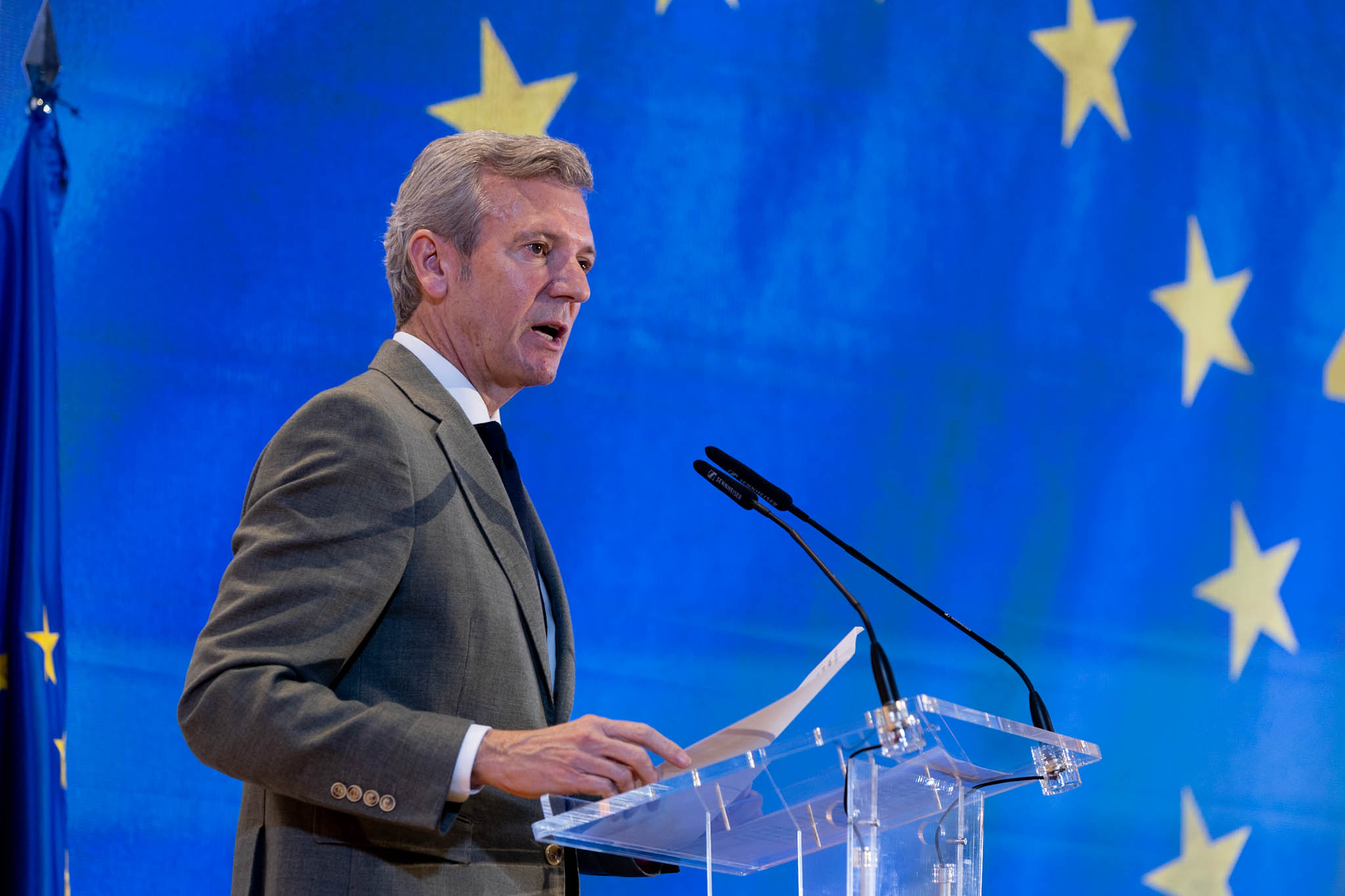 Imaxe asociada a Rueda reivindica o importante papel que xogaron os Fondos Europeos na construción dunha Galicia competitiva e de vangarda