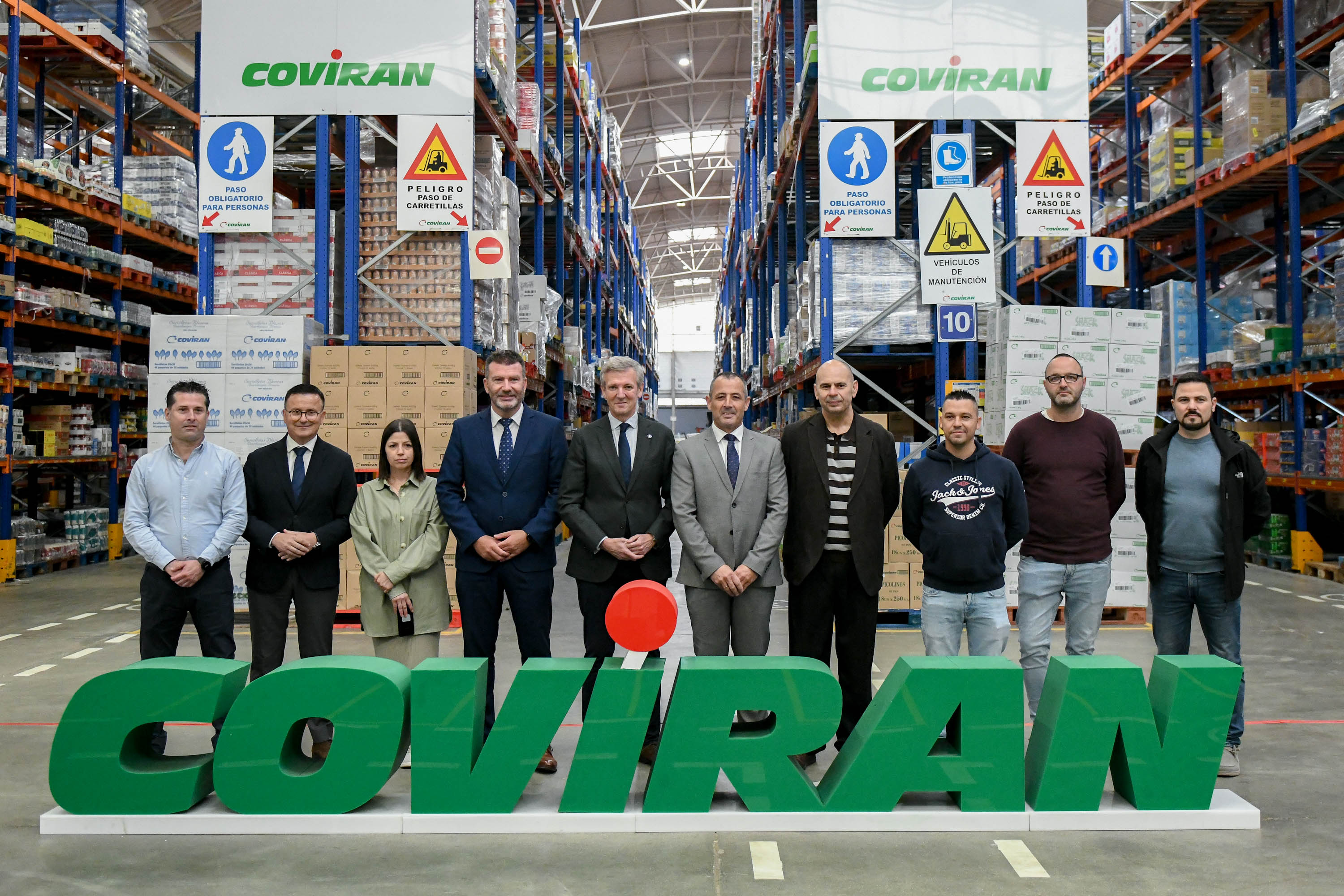 Imaxe asociada a Rueda pon a Covirán como exemplo de éxito da economía social e destaca a súa aposta por Galicia coa modernización da súa plataforma loxística