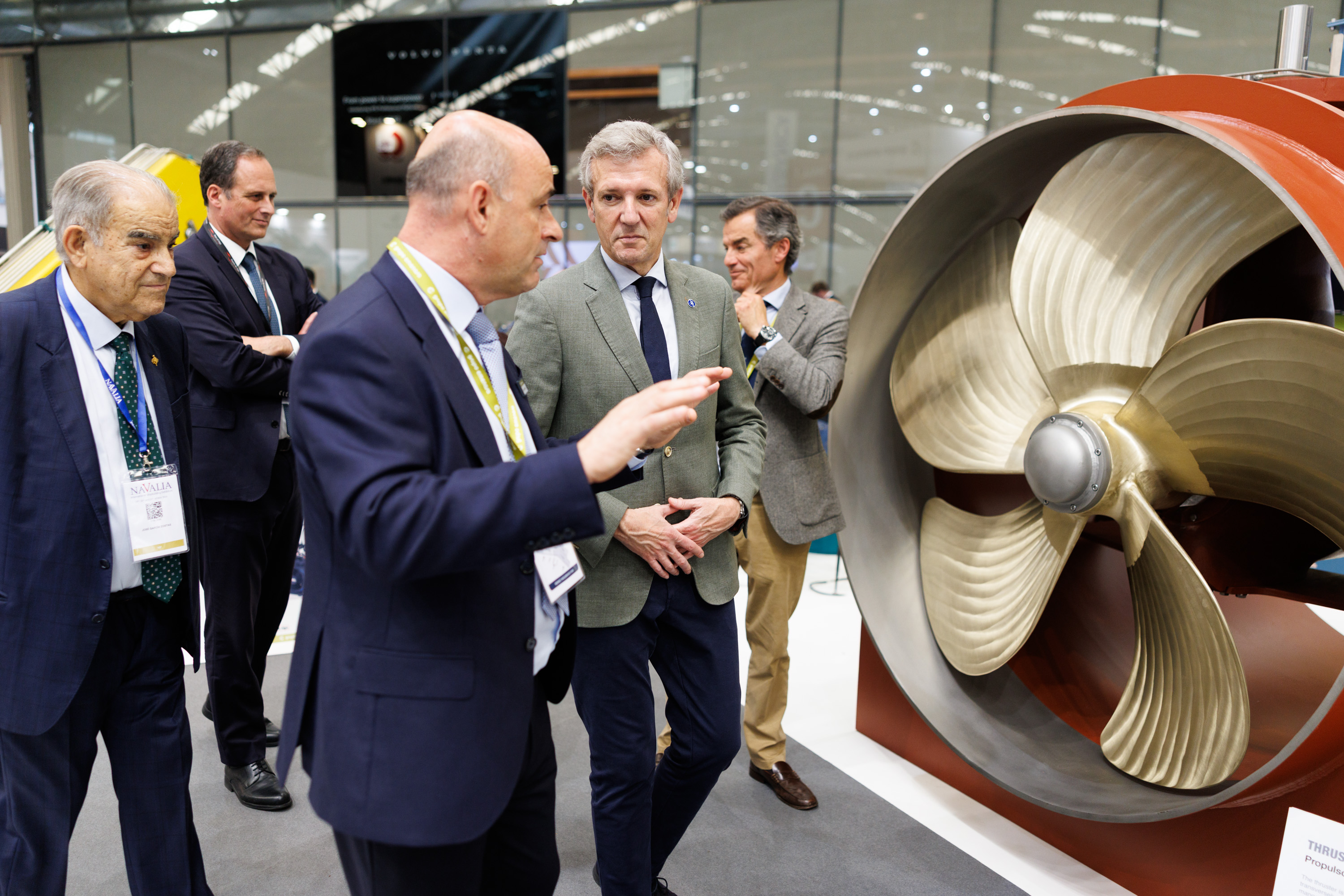 Imaxe asociada a Rueda visita Navalia, a Feira internacional do naval máis importante do sur de Europa que sitúa Galicia como referente deste sector