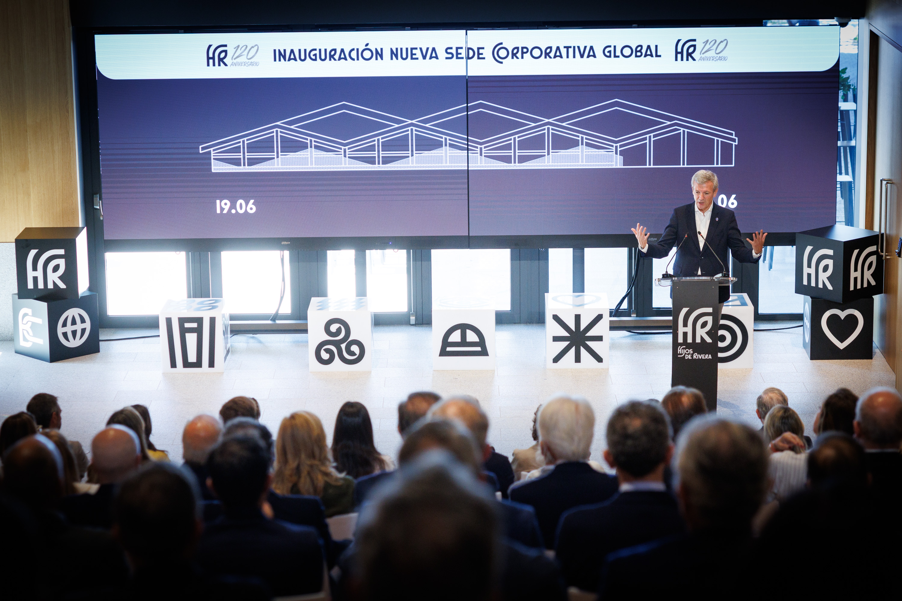Imaxe asociada a Rueda destaca á corporación Hijos de Rivera como exemplo dunha Galicia competitiva, innovadora e fiel ás súas raíces