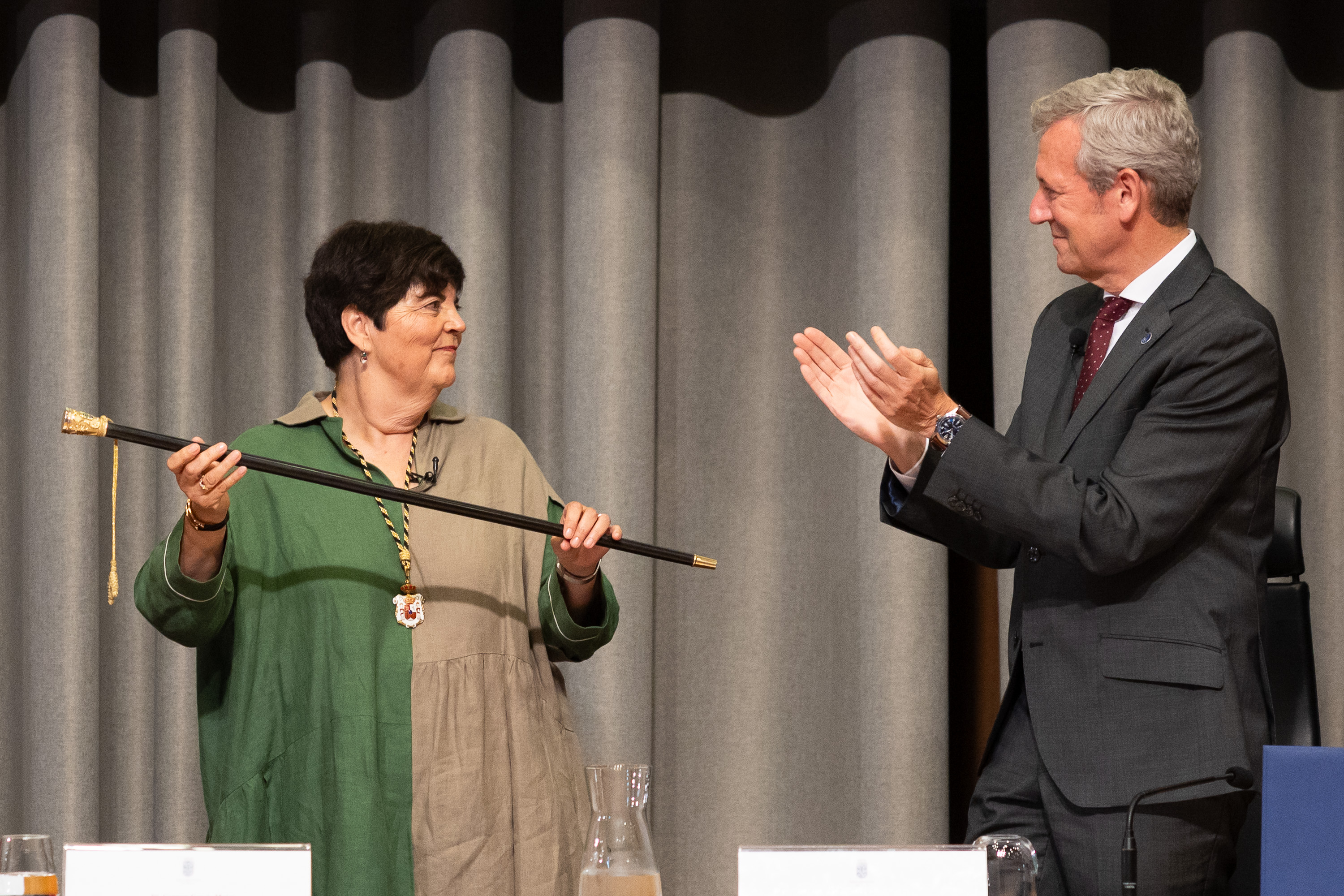 Imaxe asociada a Rueda brinda a colaboración da Xunta para manter un sistema universitario público, competitivo e innovador  
