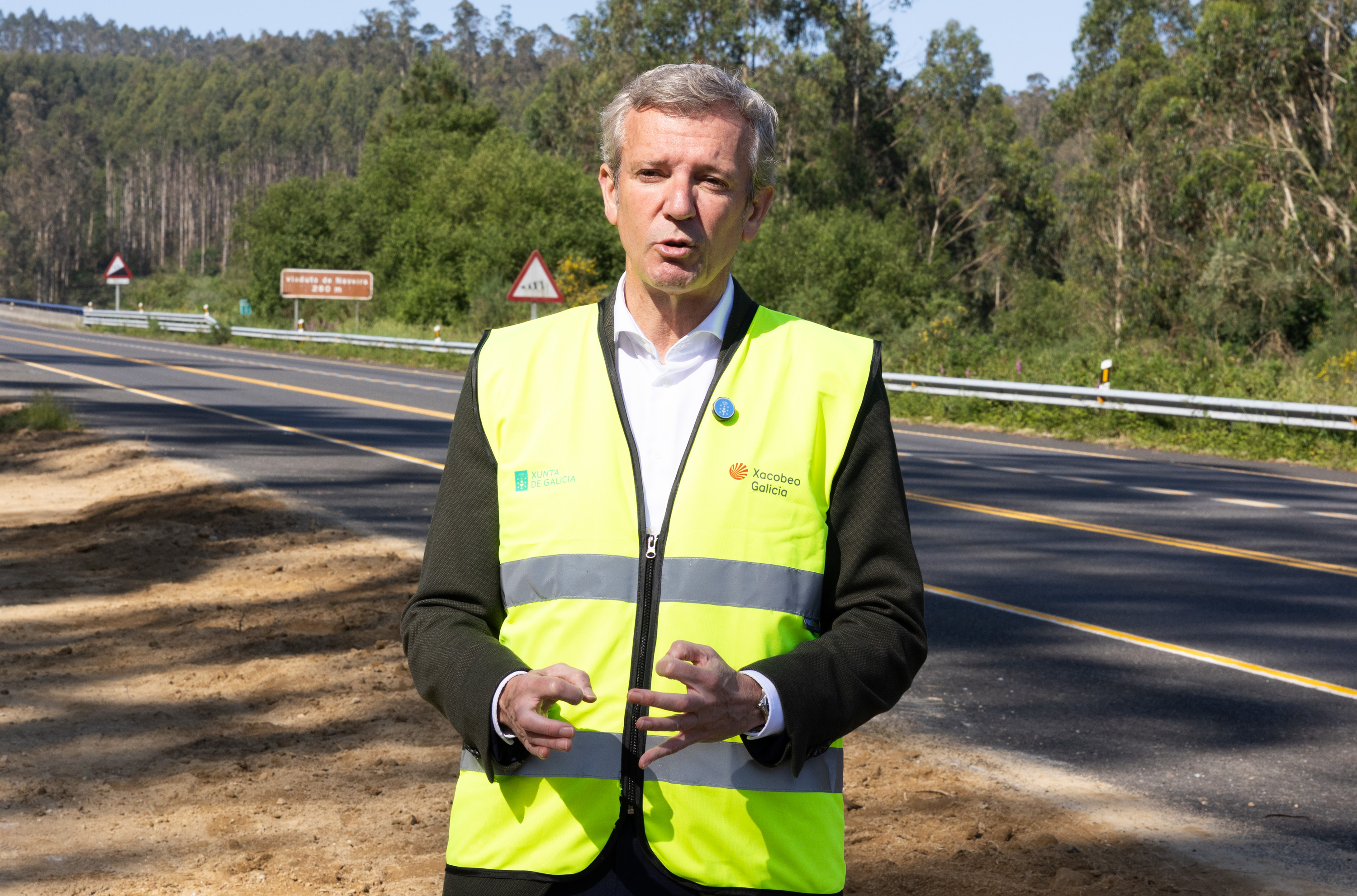 Imaxe asociada a Rueda pon en valor que a Xunta está acondicionando máis de 400 quilómetros de estradas autonómicas 