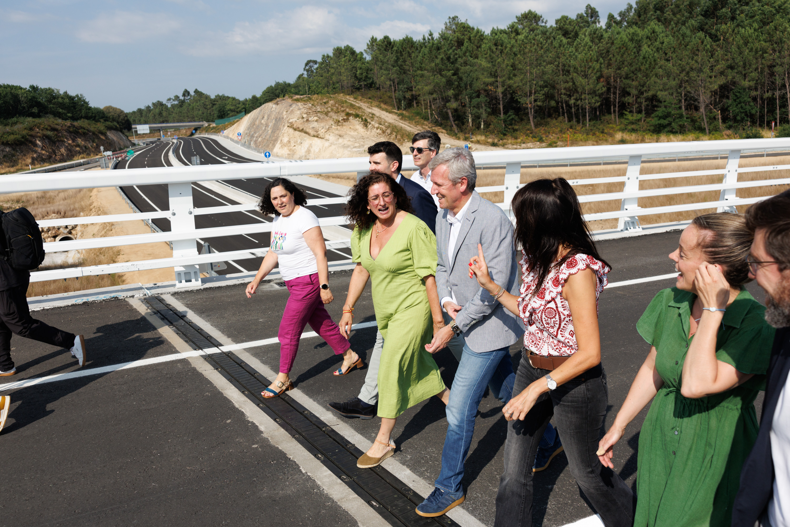 Imaxe asociada a Rueda pon a prolongación da autovía AG-59 como exemplo da aposta da Xunta na vertebración dunha Galicia con estradas máis seguras, cómodas e sostibles