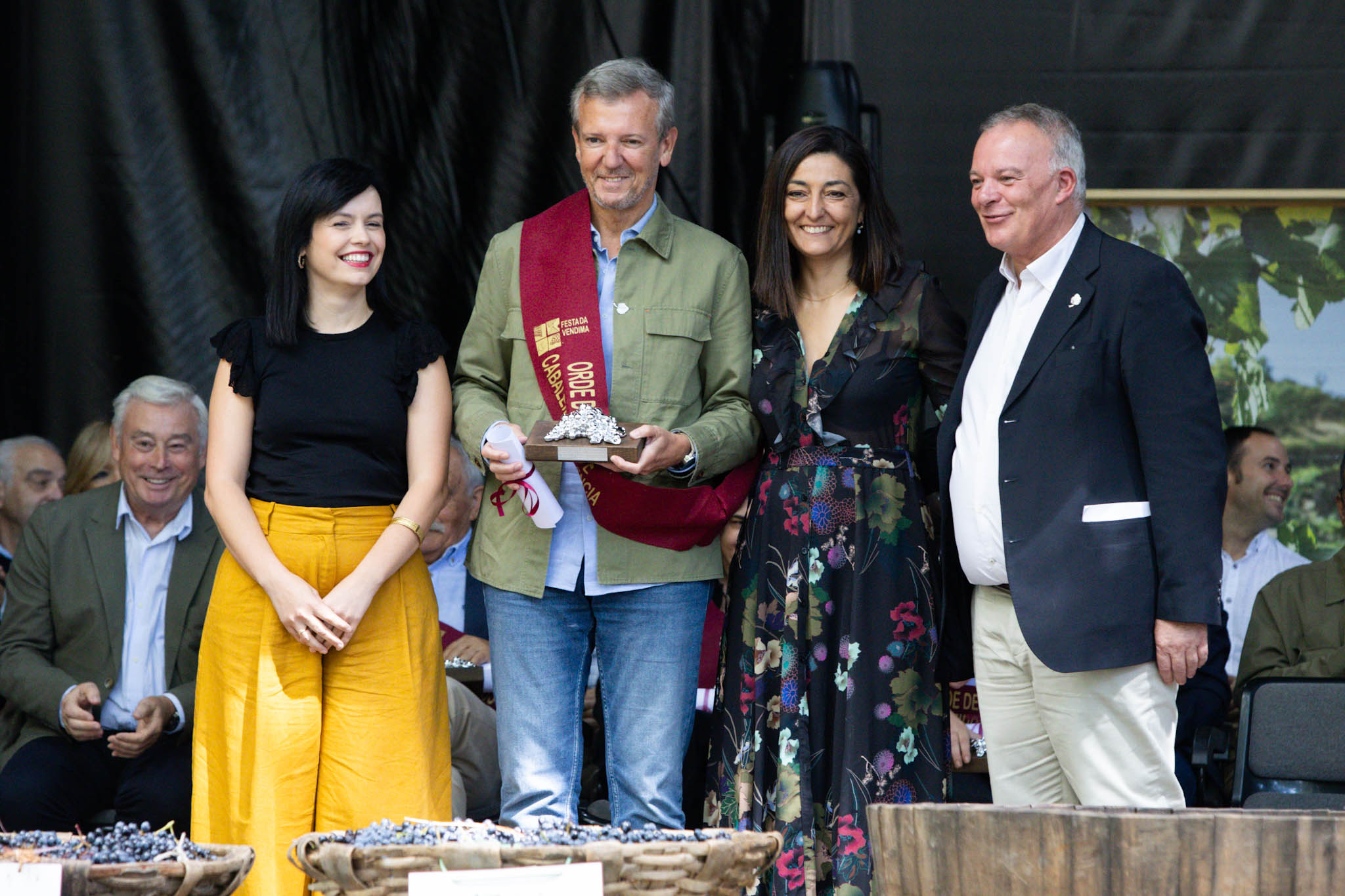 Imaxe asociada a Rueda asiste á Festa da Vendima da Ribeira Sacra, onde foi nomeado cabaleiro da Orde de Mencía