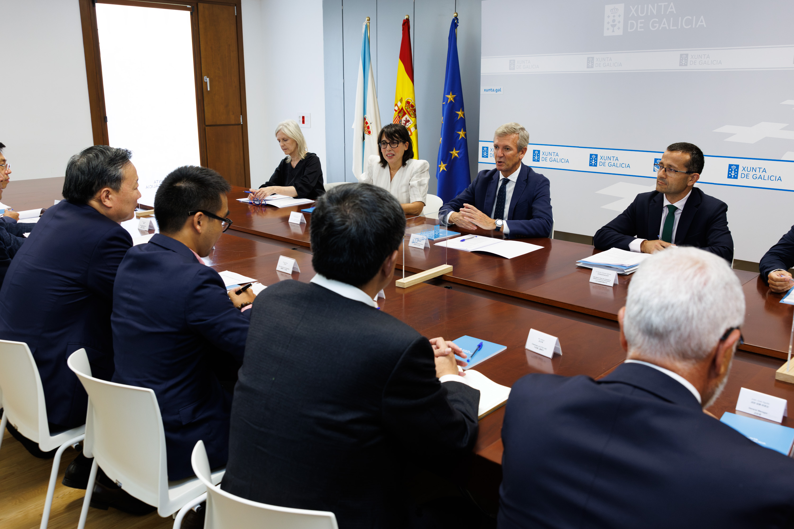 Imaxe asociada a Rueda reúnese cunha delegación do conglomerado chinés Citic Group para avaliar os seus proxectos en Galicia e estudar vías de colaboración futura