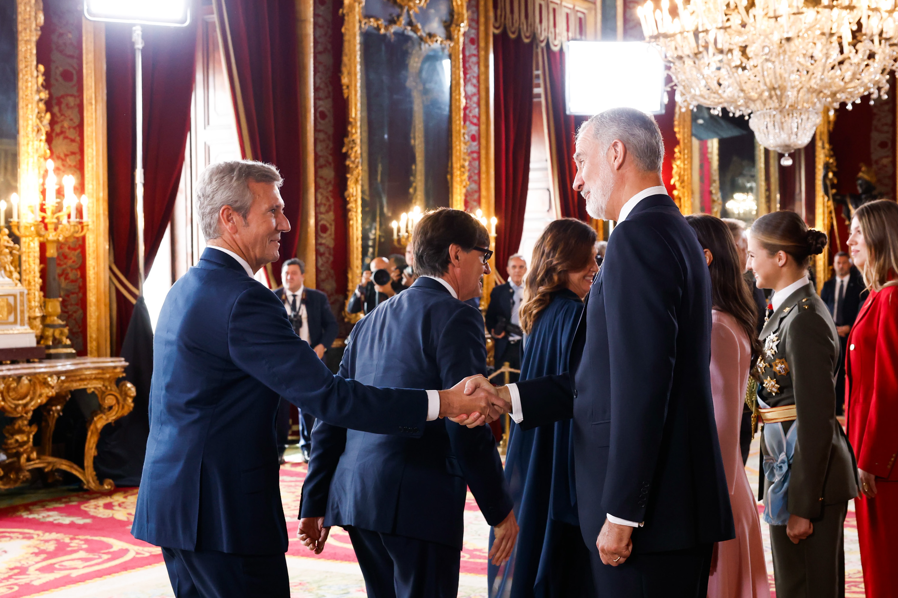 Imaxe asociada a Rueda asiste á recepción no Palacio Real